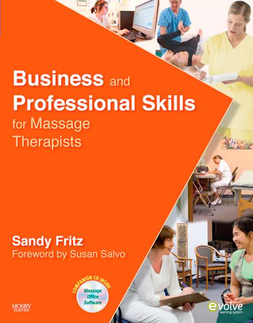 Book cover of Business and Professional Skills for Massage Therapists