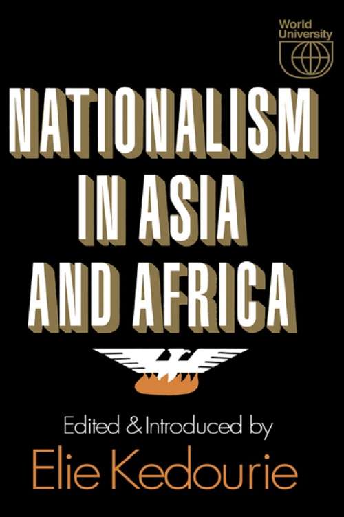 Book cover of Nationalism in Asia and Africa