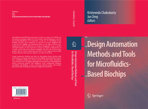 Book cover of Design Automation Methods and Tools for Microfluidics-Based Biochips (2006)