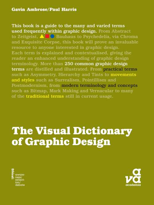 Book cover of The Visual Dictionary of Graphic Design (Visual Dictionaries)