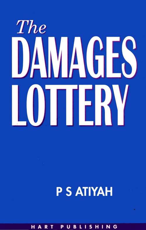 Book cover of The Damages Lottery