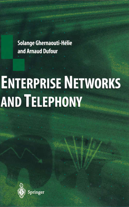 Book cover of Enterprise Networks and Telephony: From Technology to Business Strategy (1998)