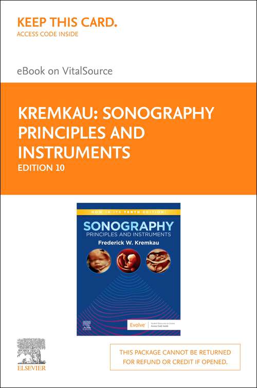 Book cover of Sonography Principles and Instruments E-Book: Sonography Principles and Instruments E-Book (10)