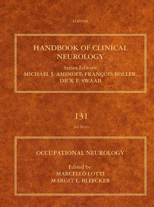 Book cover of Occupational Neurology (Handbook of Clinical Neurology: Volume 131)