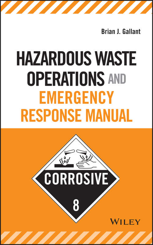 Book cover of Hazardous Waste Operations and Emergency Response Manual