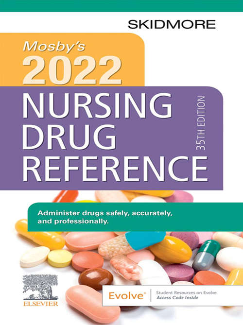 Book cover of Mosby's 2022 Nursing Drug Reference - E-Book (ISSN)