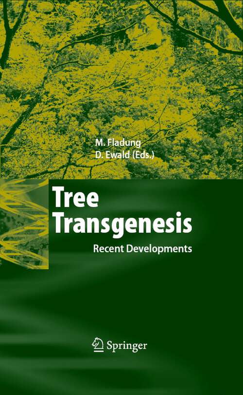 Book cover of Tree Transgenesis: Recent Developments (2006)