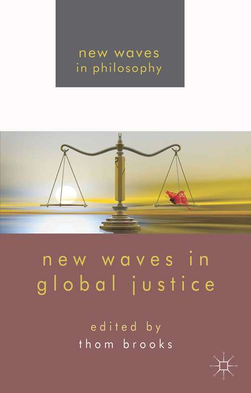 Book cover of New Waves in Global Justice (2014) (New Waves in Philosophy)