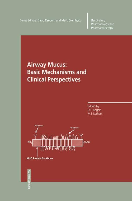Book cover of Airway Mucus: Basic Mechanisms and Clinical Perspectives (1997) (Respiratory Pharmacology and Pharmacotherapy)