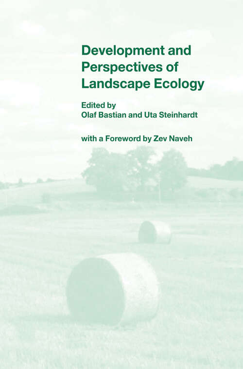 Book cover of Development and Perspectives of Landscape Ecology (2002)