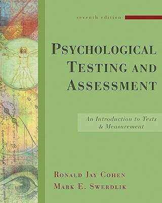 Book cover of Studyguide for Psychological Testing and Assessment: An Introduction to Tests and Measurement (PDF)