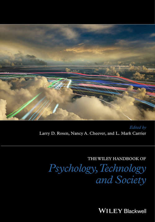 Book cover of The Wiley Handbook of Psychology, Technology, and Society