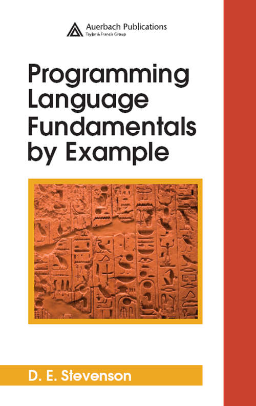 Book cover of Programming Language Fundamentals by Example