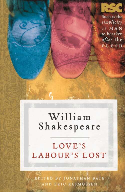 Book cover of Love's Labour's Lost (2008) (The RSC Shakespeare)