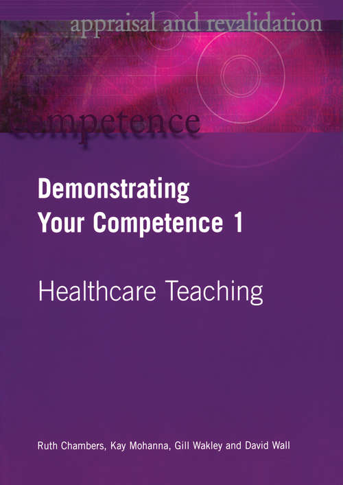 Book cover of Demonstrating Your Competence: v. 1