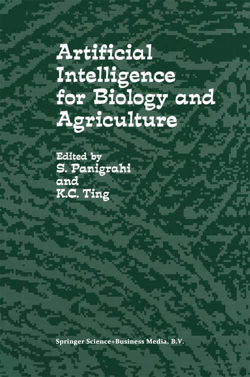 Book cover of Artificial Intelligence for Biology and Agriculture (1998)