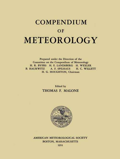 Book cover of Compendium of Meteorology (1st ed. 1951)