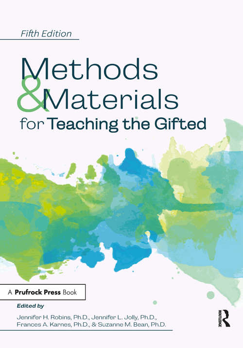 Book cover of Methods and Materials for Teaching the Gifted (5)