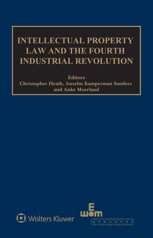 Book cover of Intellectual Property Law and the Fourth Industrial Revolution