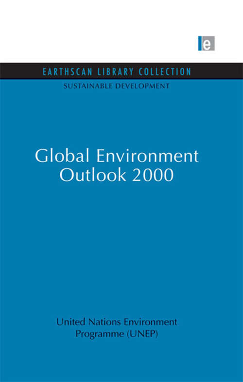 Book cover of Global Environment Outlook 2000 (Sustainable Development Set)