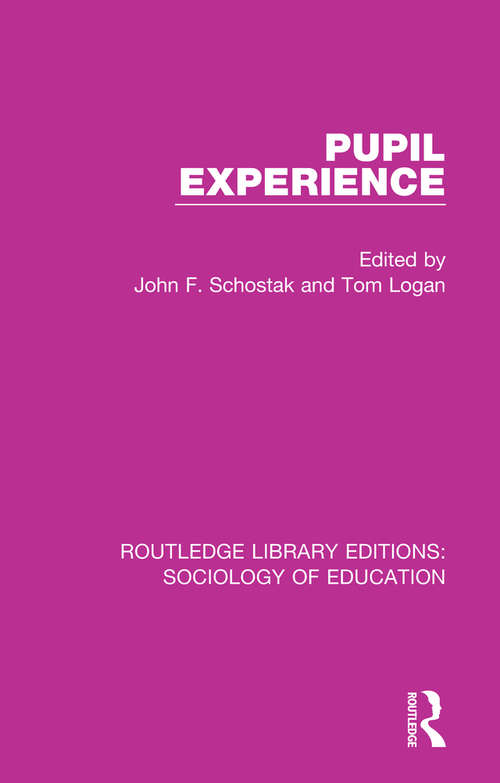 Book cover of Pupil Experience