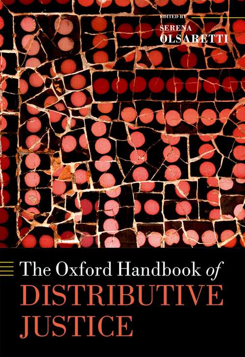 Book cover of The Oxford Handbook of Distributive Justice (Oxford Handbooks)