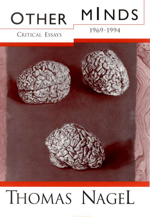 Book cover of Other Minds: Critical Essays 1969-1994