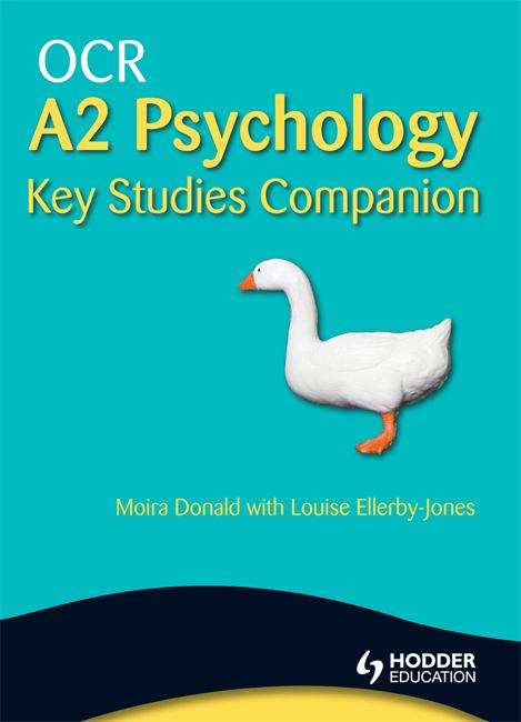 Book cover of OCR A2 Psychology Key Studies Companion (PDF)