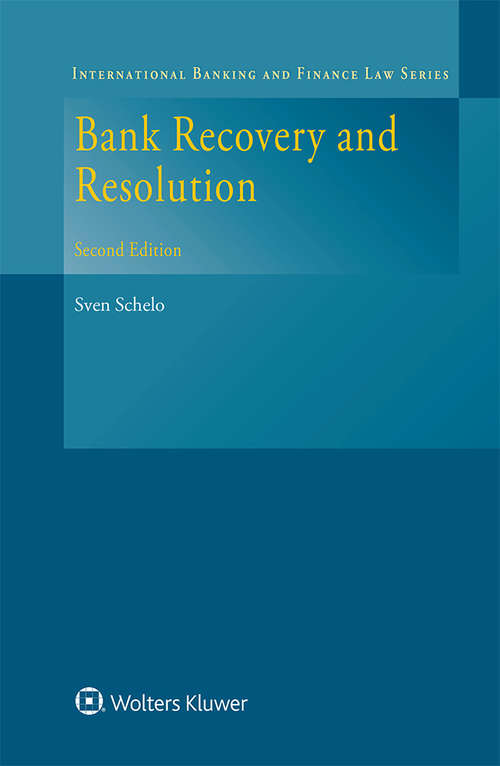 Book cover of Bank Recovery and Resolution (2)