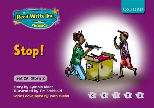 Book cover of Read Write Inc. Phonics, Fiction, Fiction, Set 2A, Purple: Stop! (PDF)