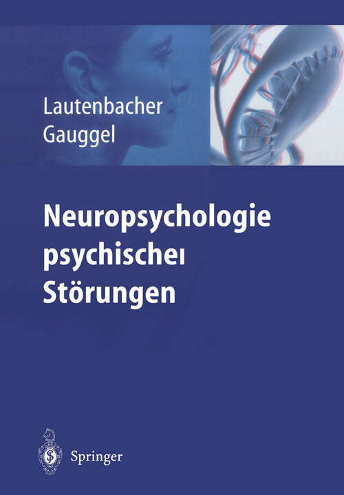 Book cover of Neuropsychologie psychischer Störungen (2004)