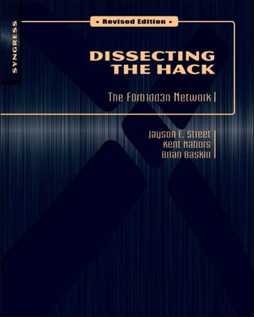 Book cover of Dissecting the Hack: The V3rb0t3n Network