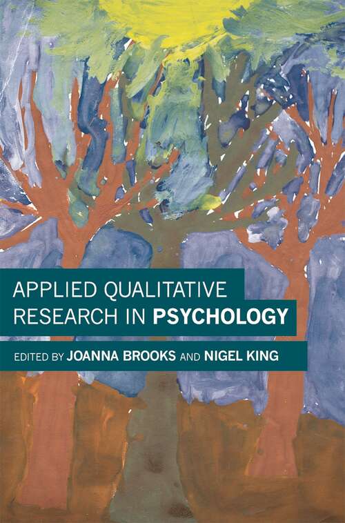 Book cover of Applied Qualitative Research in Psychology (1st ed. 2017)