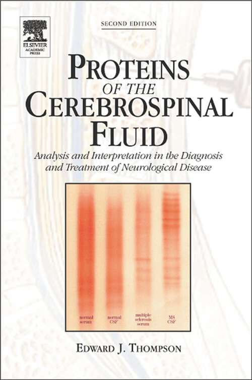 Book cover of Proteins of the Cerebrospinal Fluid: Analysis & Interpretation in the Diagnosis and Treatment of Neurological Disease (2)