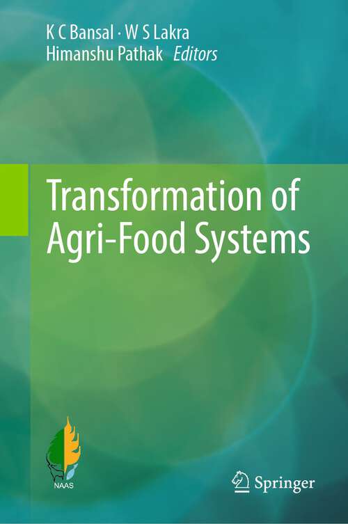 Book cover of Transformation of Agri-Food Systems (2023)