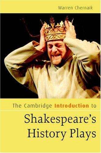 Book cover of The Cambridge Introduction to Shakespeare's History Plays (PDF)