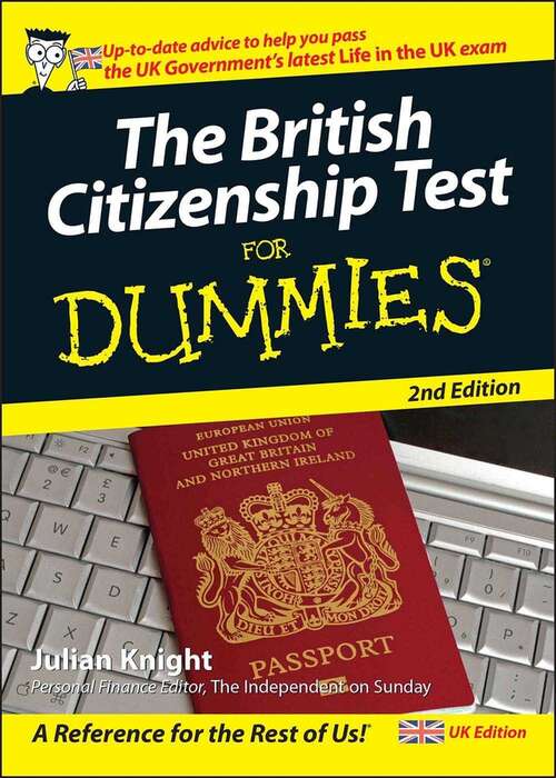 Book cover of The British Citizenship Test For Dummies (2)