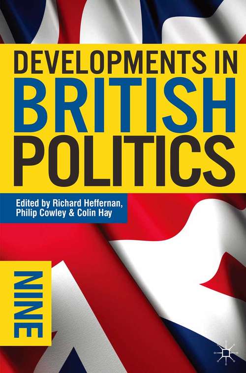 Book cover of Developments in British Politics 9 (9th ed. 2011)