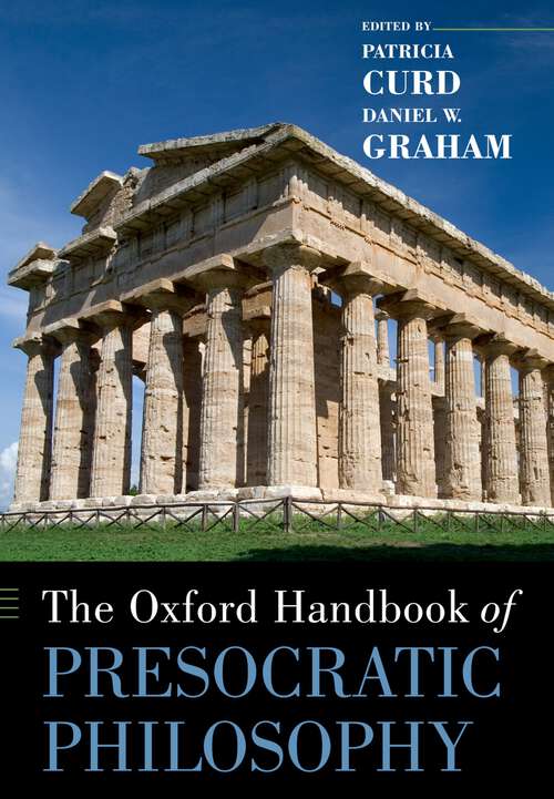 Book cover of The Oxford Handbook of Presocratic Philosophy (Oxford Handbooks)