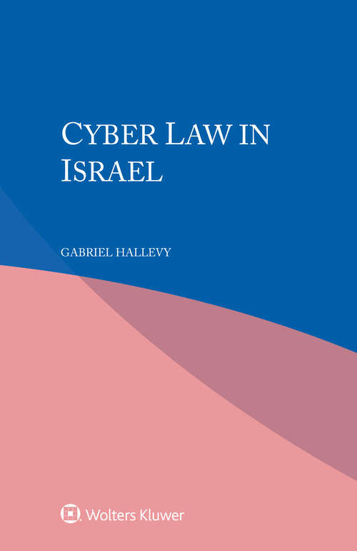 Book cover of Cyber Law in Israel