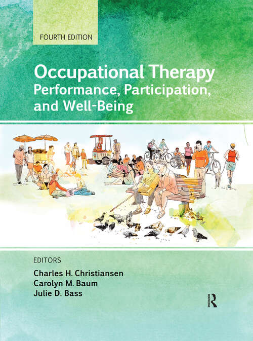 Book cover of Occupational Therapy: Performance, Participation, and Well-Being