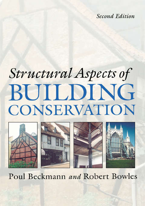 Book cover of Structural Aspects of Building Conservation (2)