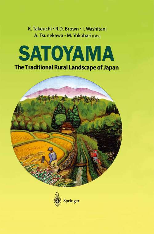 Book cover of Satoyama: The Traditional Rural Landscape of Japan (2003)