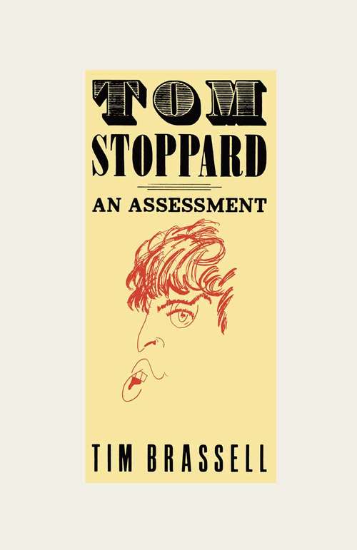 Book cover of Tom Stoppard: An Assessment (1st ed. 1985)