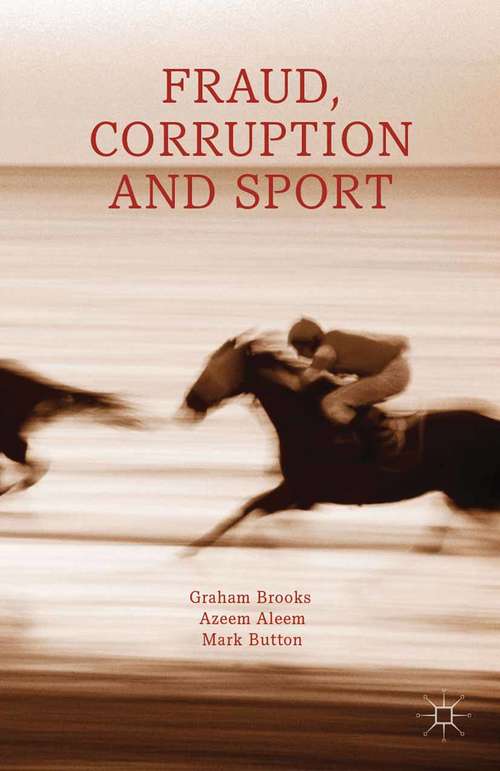 Book cover of Fraud, Corruption and Sport (2013)