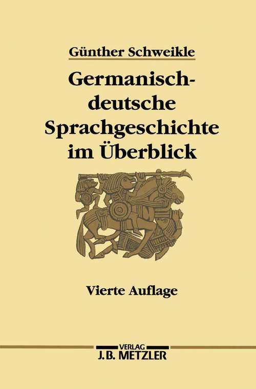 Book cover of Germanisch-deutsche Sprachgeschichte im Überblick (4. Aufl. 1996)