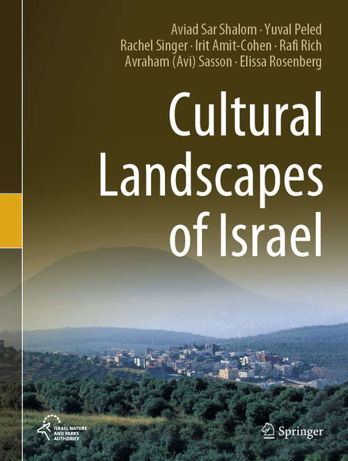 Book cover of Cultural Landscapes of Israel (2023)