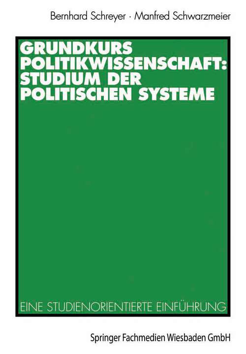 Book cover of Grundkurs Politikwissenschaft: Eine studienorientierte Einführung (2000)