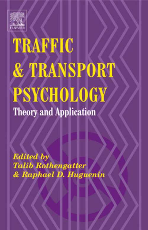 Book cover of Traffic and Transport Psychology: Proceedings of the ICTTP 2000