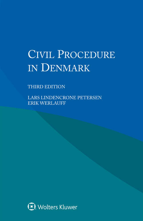 Book cover of Civil Procedure in Denmark (3)